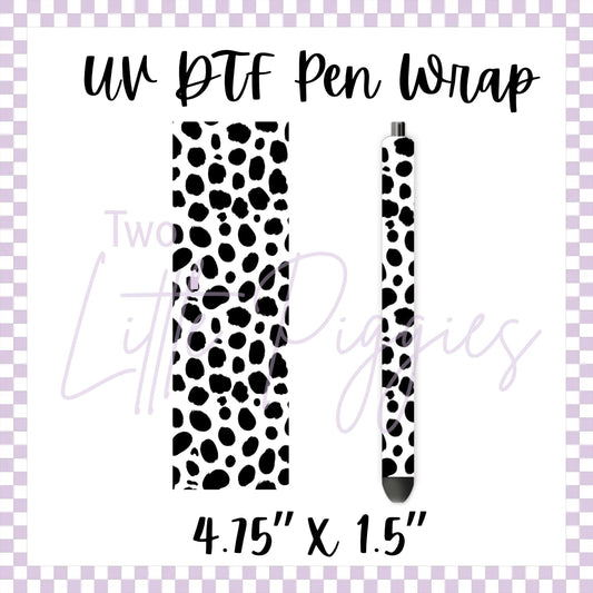 UV DTF - Pen Wrap - Cow Print