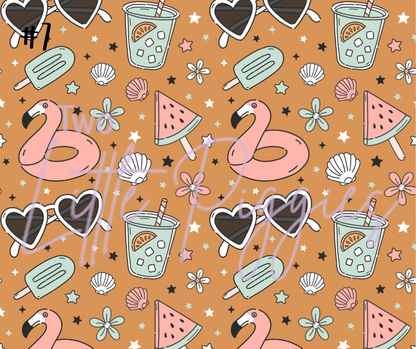 Printed Vinyl - Summer Fun Collection