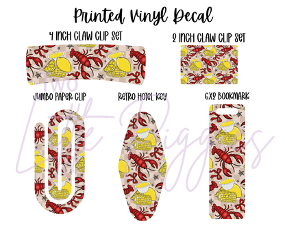 Printed Vinyl - Crawfish Season