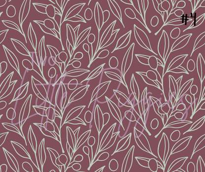 Printed Vinyl - Berry Mint Boho