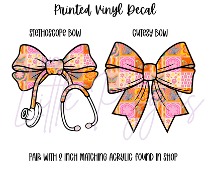 Printed Vinyl - 60s Butterfly