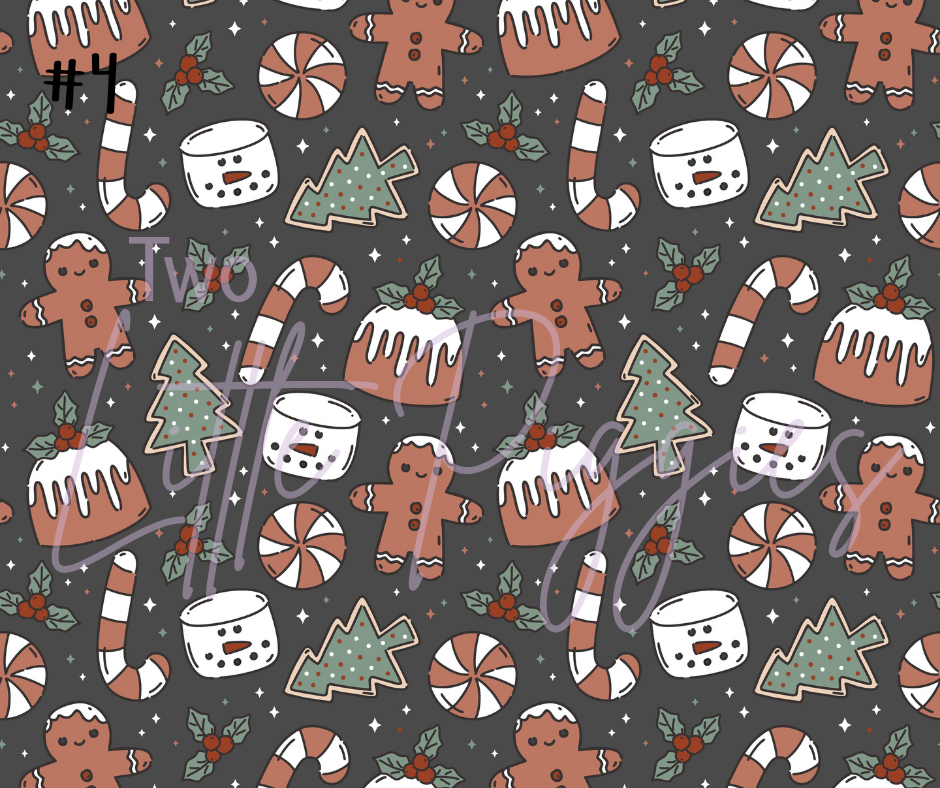 Printed Vinyl - Christmas Sweets