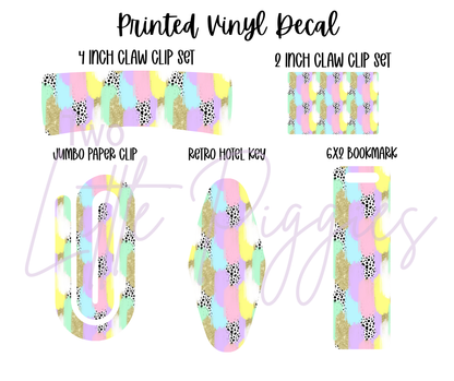 Printed Vinyl - Brushstroke - Easter