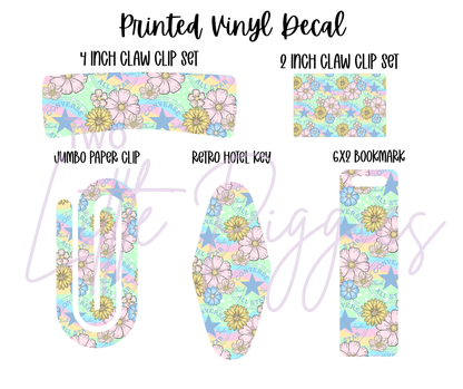 Printed Vinyl - Springtime Converse