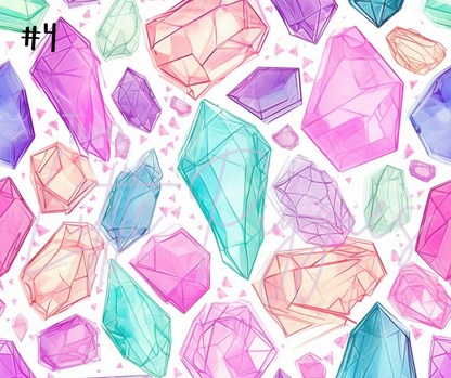 Printed Vinyl - Pastel Gems