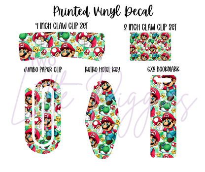 Printed Vinyl - Mario and Friends