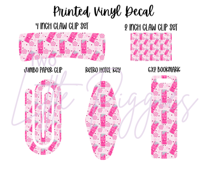 Printed Vinyl - Red Bull - Pink