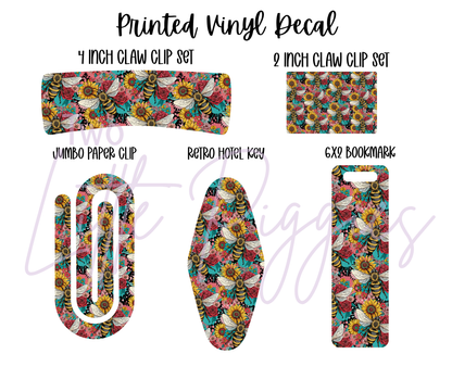 Printed Vinyl - Spring Bee