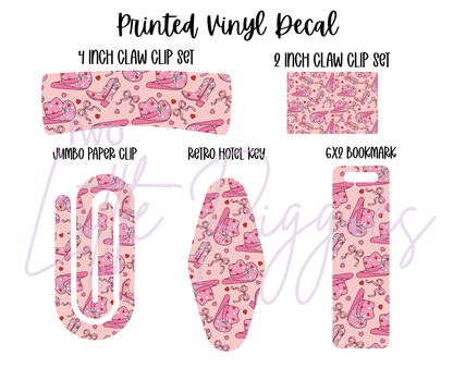 Printed Vinyl - Cherry Cowgirl