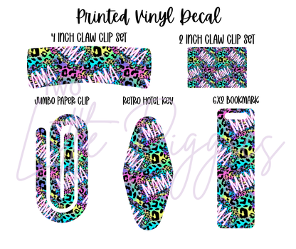 Printed Vinyl - Mama Leopard