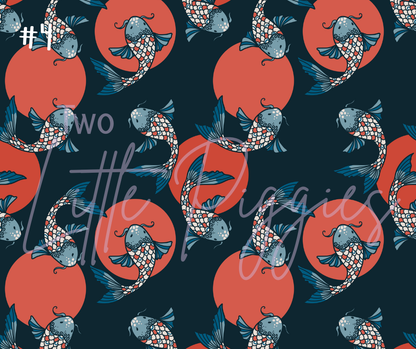 Printed Vinyl - Japanese Patterns