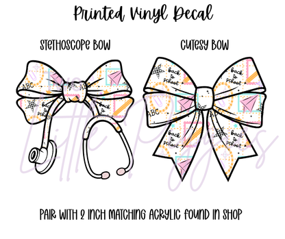 Printed Vinyl - Checkered Paper Planes