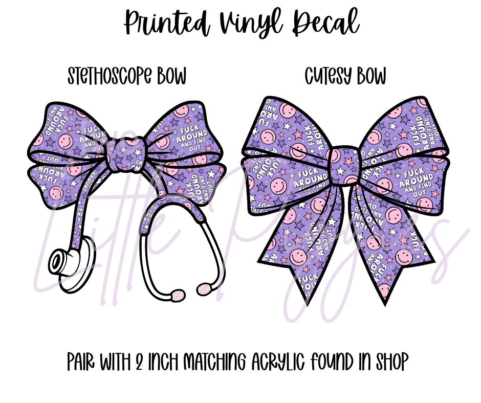 Printed Vinyl - And Find Out