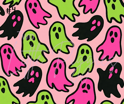 Printed Vinyl - Halloween - Neon Halloween