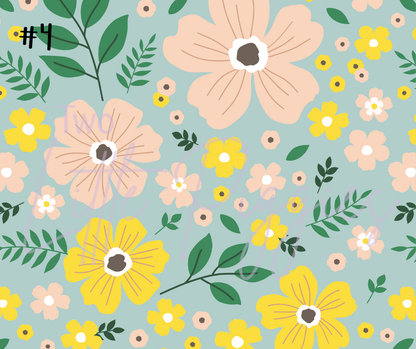 Printed Vinyl - Mother's Day Flowers