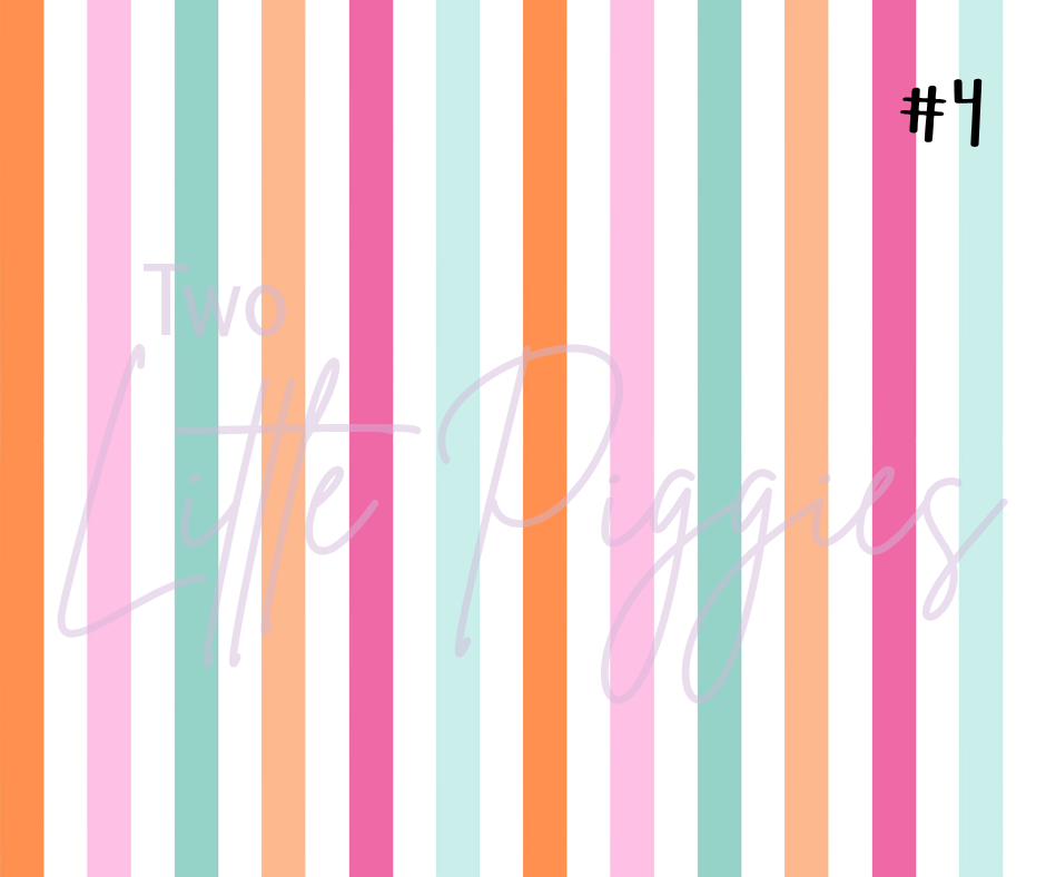 Printed Vinyl - Pastel Retro