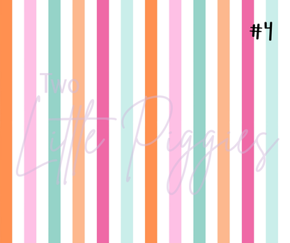Printed Vinyl - Pastel Retro