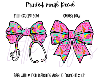 Printed Vinyl - Summer Daze