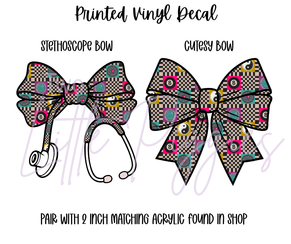 Printed Vinyl - Turquoise Grunge