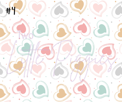 Printed Vinyl - Pastel Rainbow