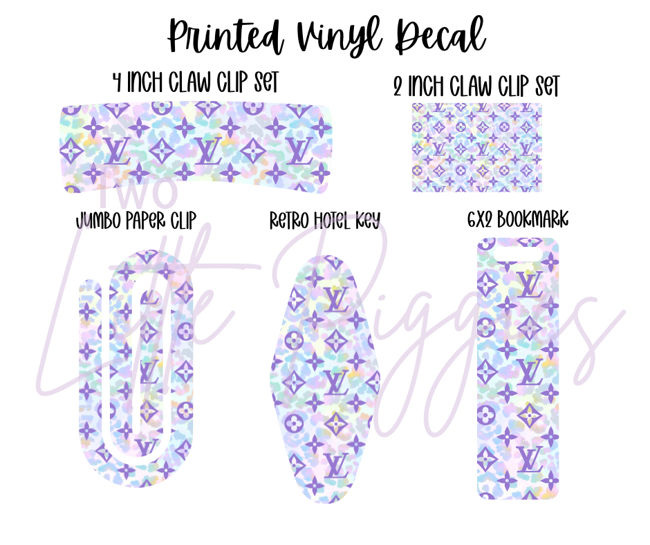 Printed Vinyl -  Pastel LV