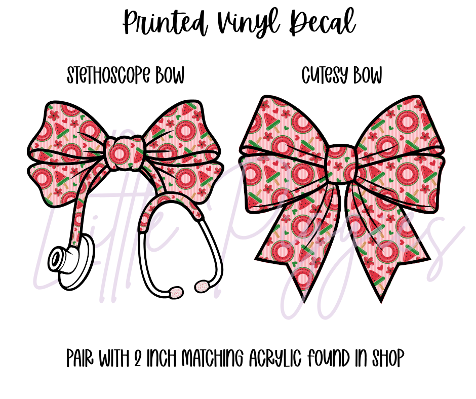Printed Vinyl - Watermelon Pops