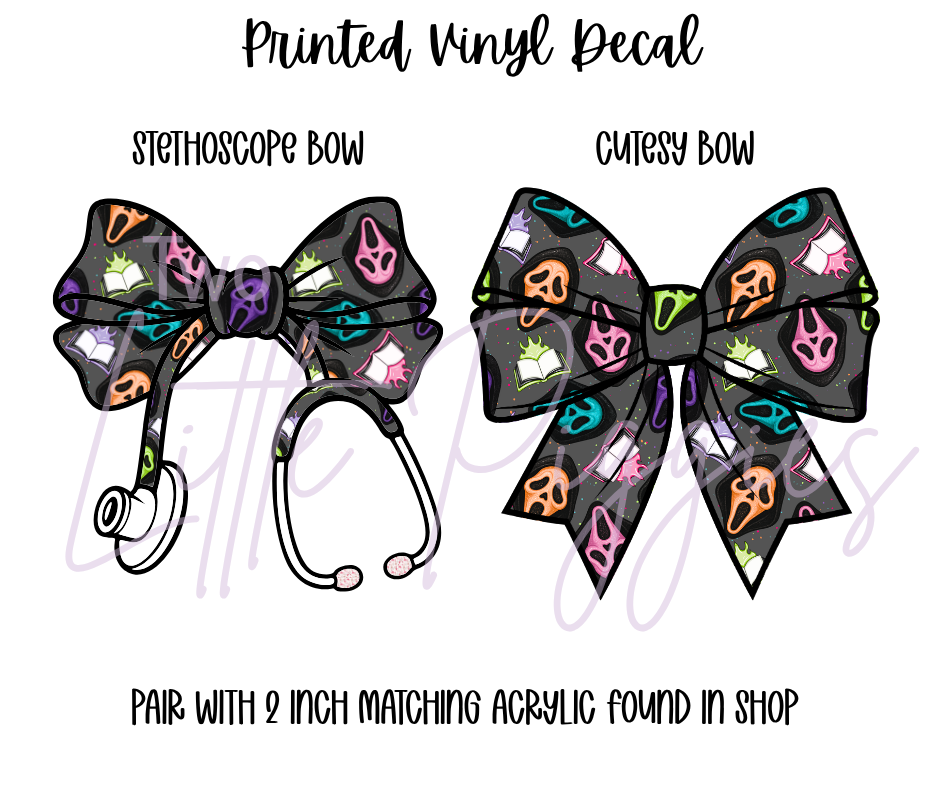 Printed Vinyl - Brushstroke - Do You Like Scary Books