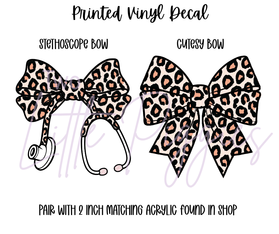 Printed Vinyl - Doodle Leopard
