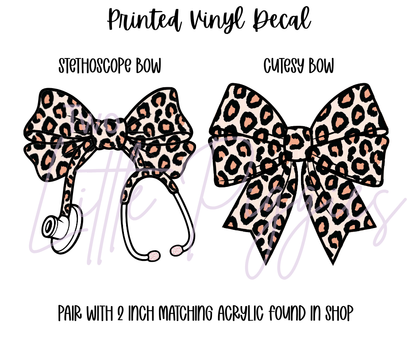 Printed Vinyl - Doodle Leopard