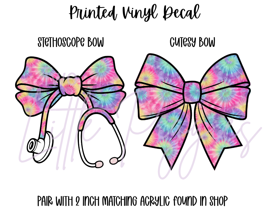Printed Vinyl - Muted Tie Dye