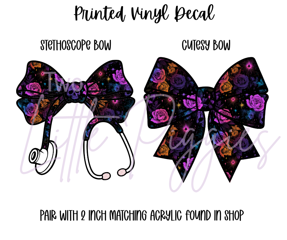 Printed Vinyl - Skelli Roses