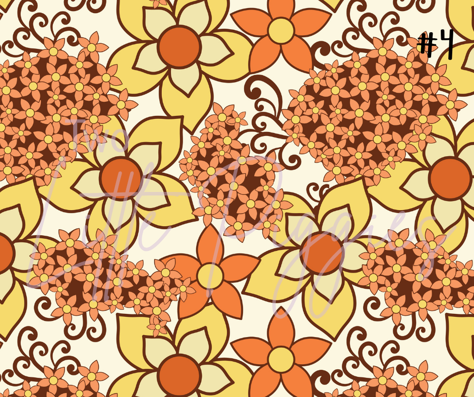 Printed Vinyl - 60s Retro
