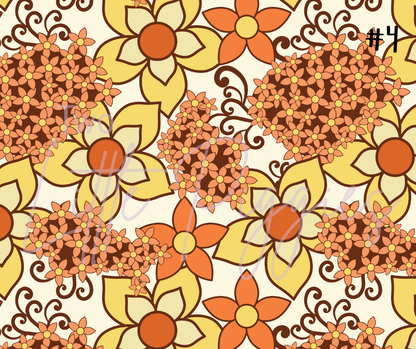 Printed Vinyl - 60s Retro