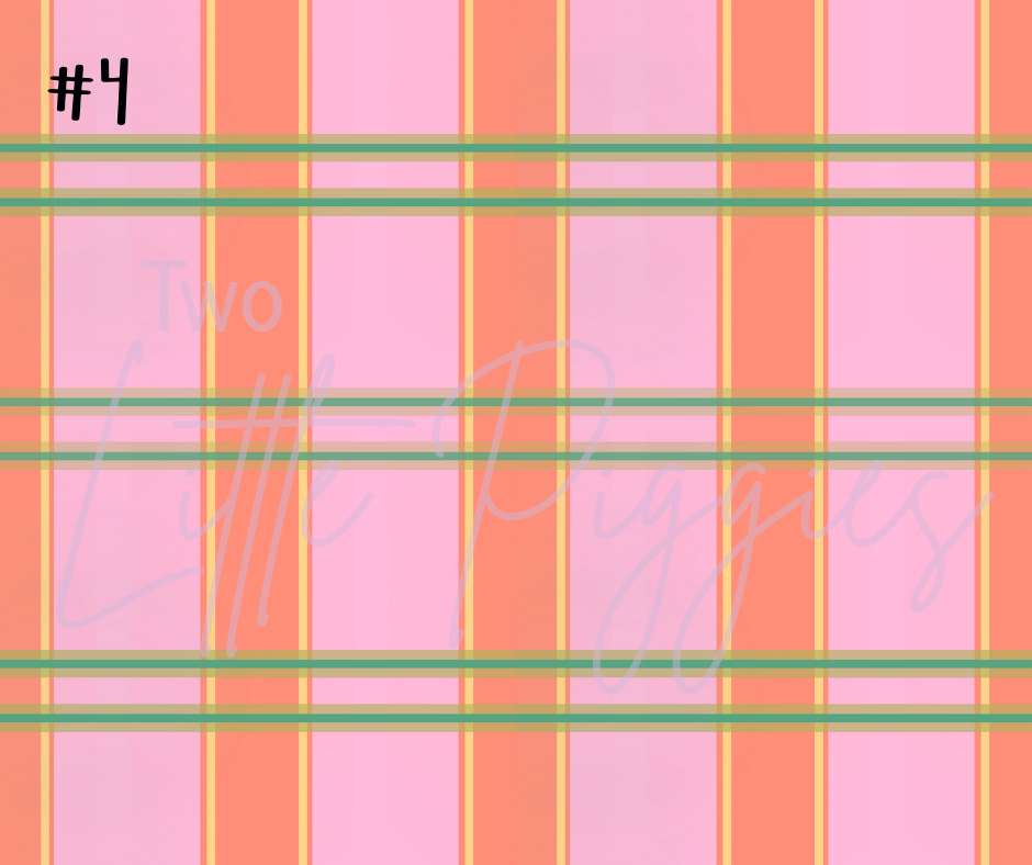 Printed Vinyl - St. Patrick's - Salmon and Green