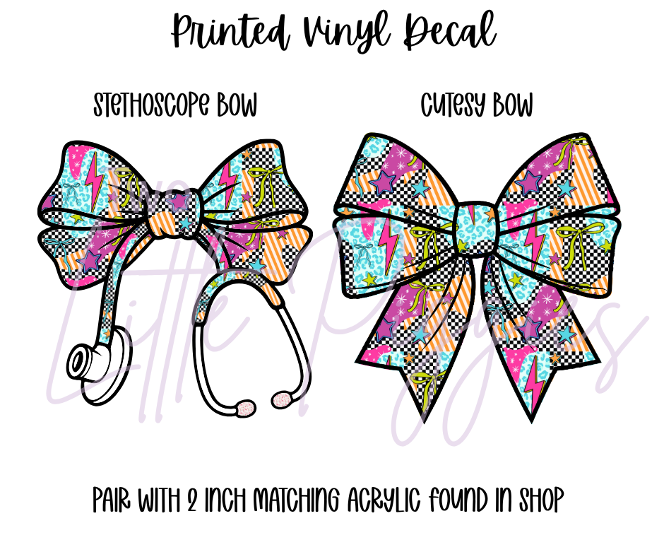 Printed Vinyl - Grunge Checkered Leopard