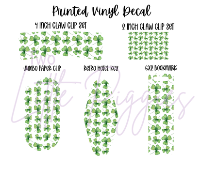 Printed Vinyl - St. Patrick's - Shamrock