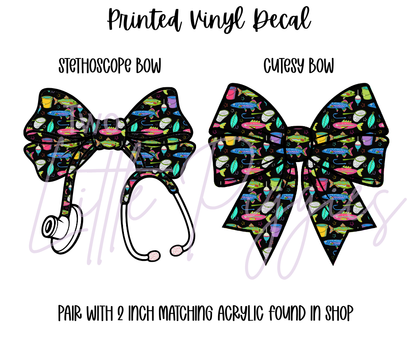 Printed Vinyl - Colorful Fish