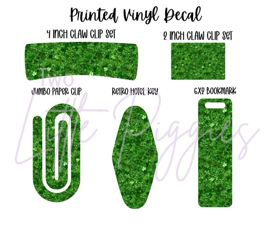Printed Vinyl - St. Patrick's - Confetti