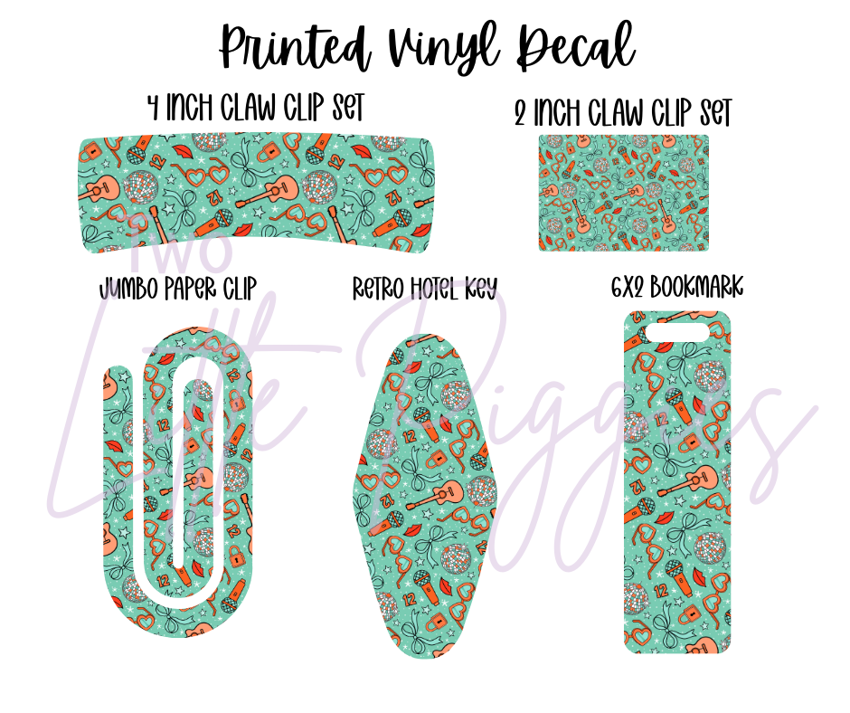 Printed Vinyl - Showgirl