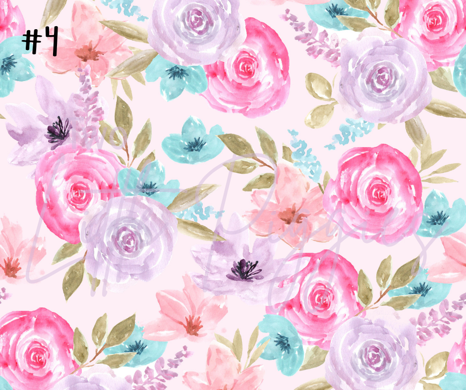 Printed Vinyl - Blissful Floral