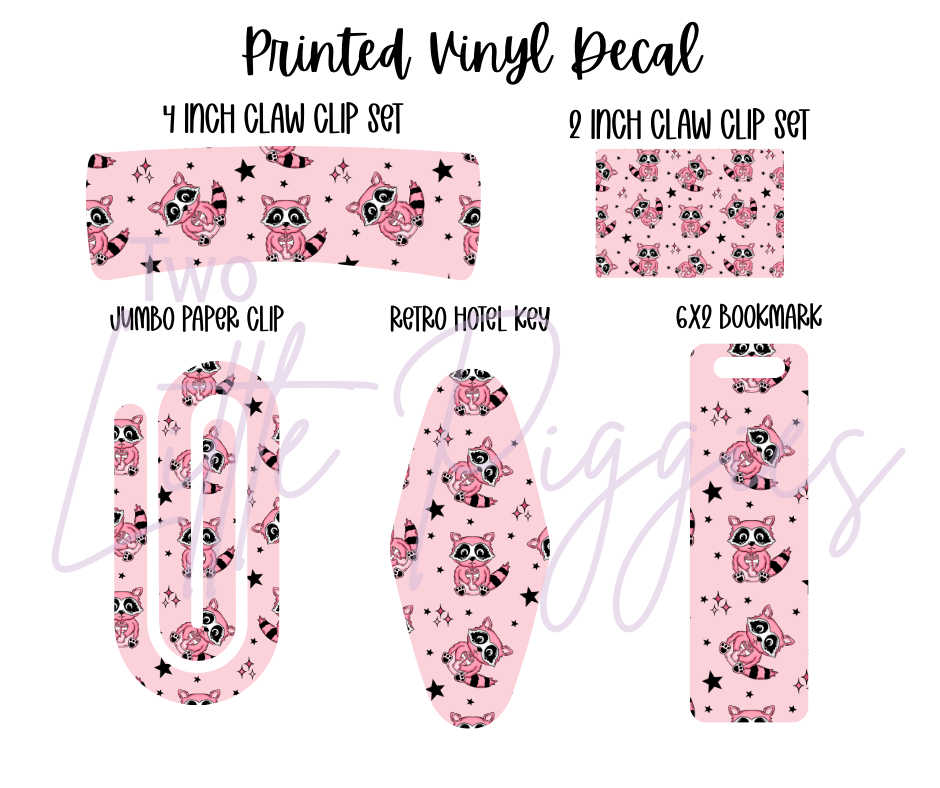 Printed Vinyl - Trash Panda
