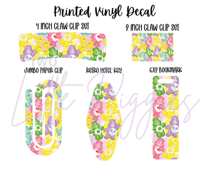Printed Vinyl - 90's - Carebears