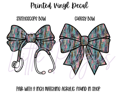 Printed Vinyl - Brushstroke Leopard