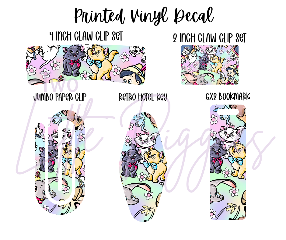 Printed Vinyl - Characters - Magical Friends