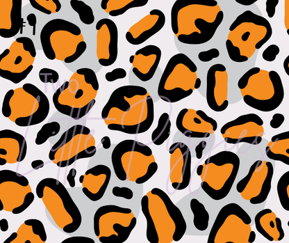 Printed Vinyl - Leopard Rainbow