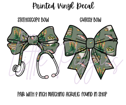 Printed Vinyl - Gone Fishing