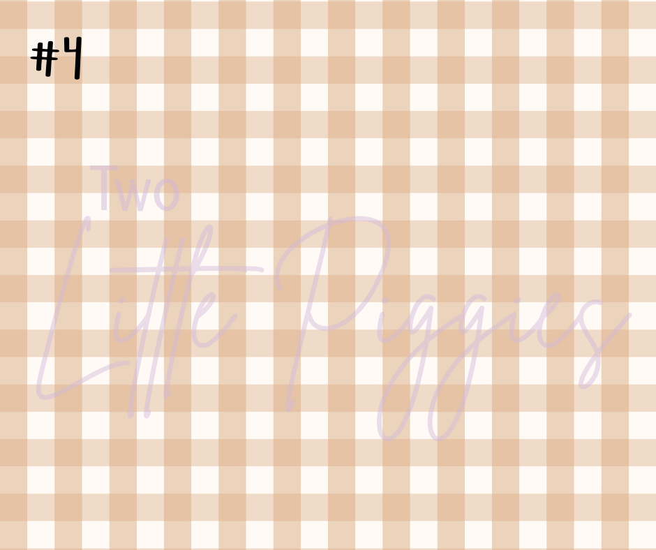 Printed Vinyl - Checkers - Fall