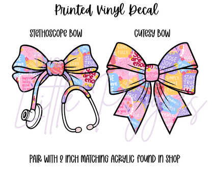 Printed Vinyl - Positivity Stickers