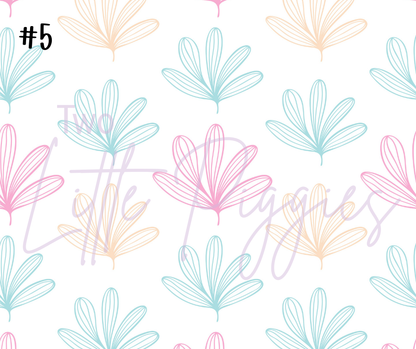 Printed Vinyl - Springtime Flowers