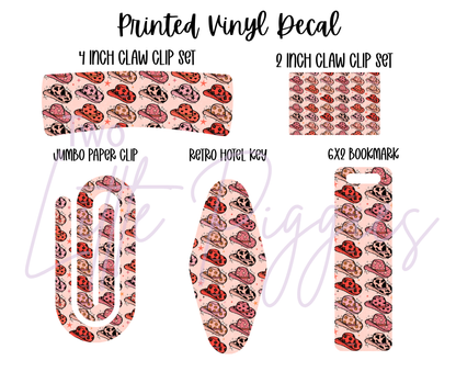 Printed Vinyl - Cowboy Hats